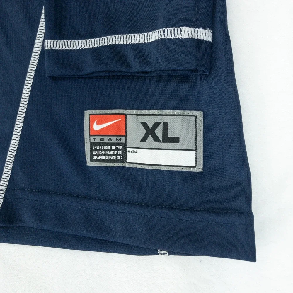 Nike Shooting Jersey Womens XLT Talll Blue Long Sleeve Nike Fit Dry Contrast New